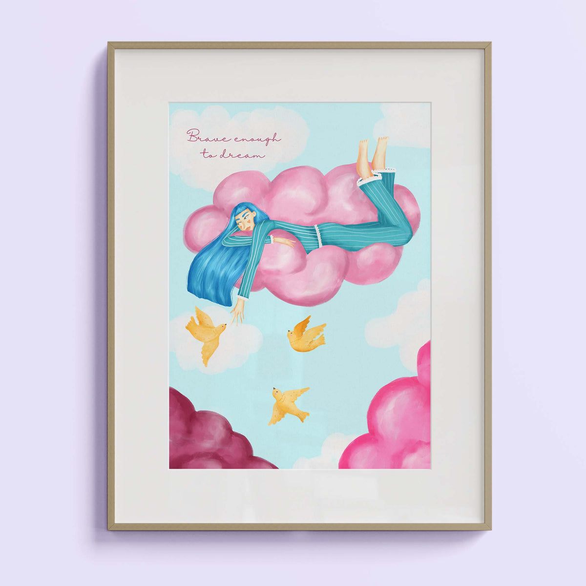 Art Print - Brave enough