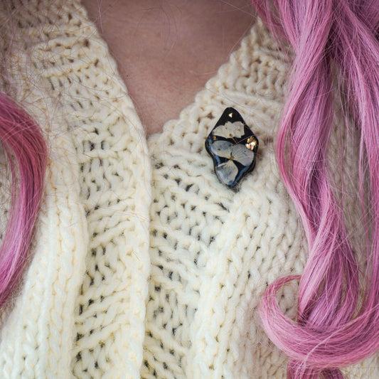 Broșă cu flori naturale #9