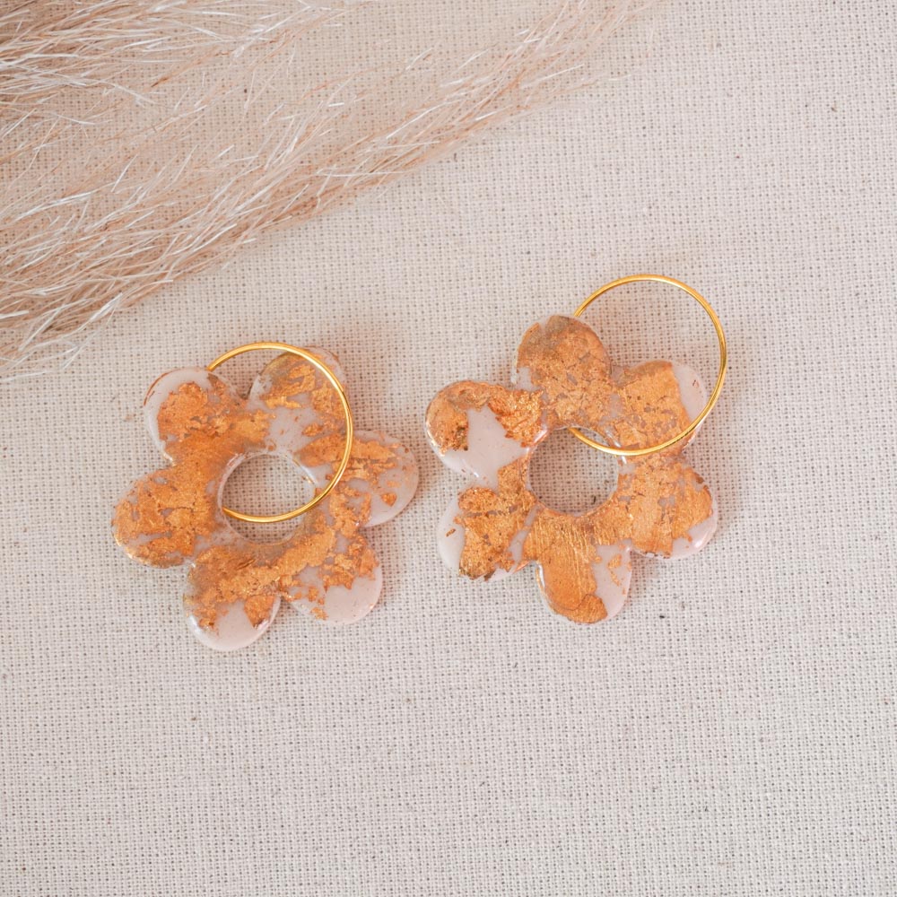 Cercei Gold Flower