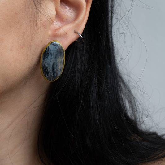 Cercei handmade pictați manual