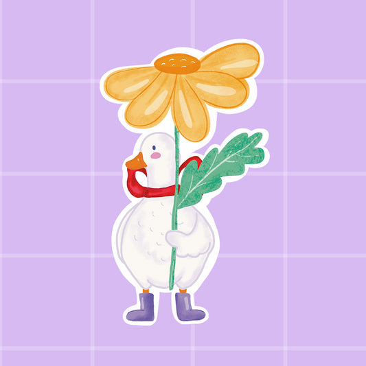 Sticker - Flower Duck