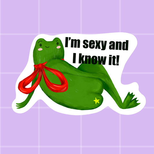 Sticker - I'm sexy and I know it