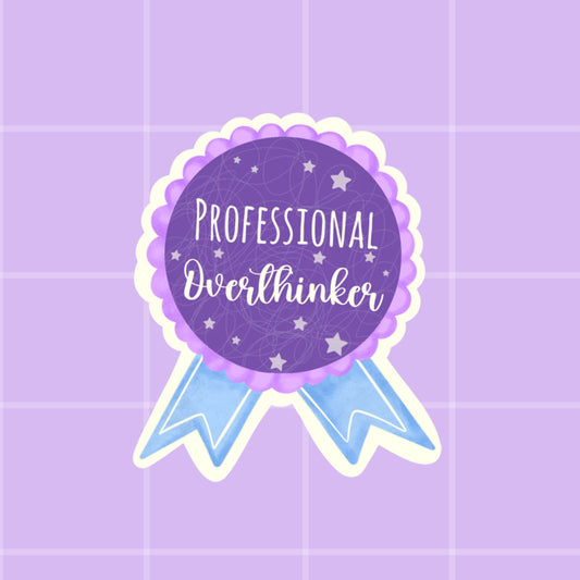Sticker - Professional Overthinker