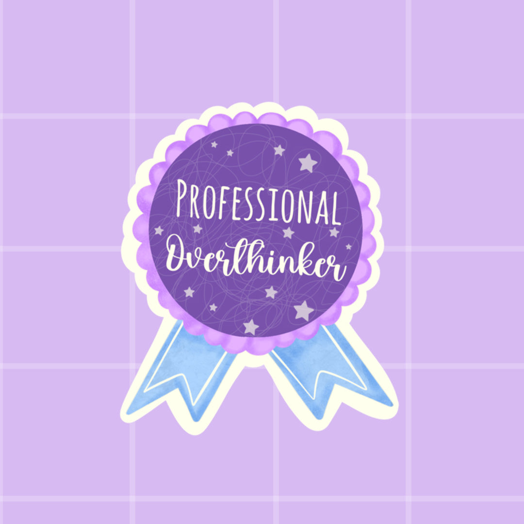 Sticker - Professional Overthinker