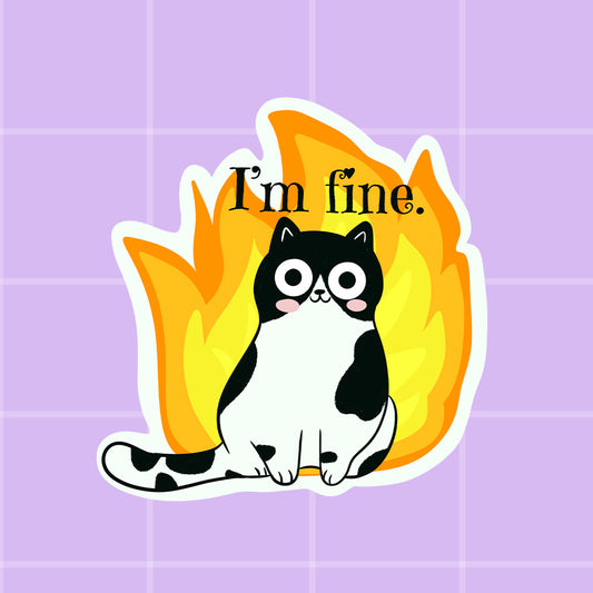 Sticker - I'm fine!