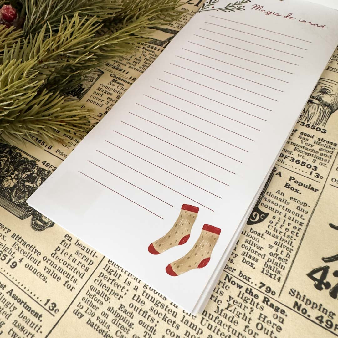 Carnețel - Magie de iarnă - Sunt Artă