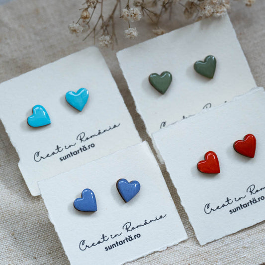 Cercei studs inimioare