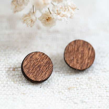 Cercei din lemn - Earthy Dreams Studs