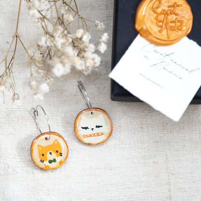 Cercei din lemn- The Aristocats