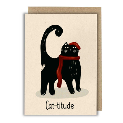 Felicitare- Cat-titude Pisică Pariziană