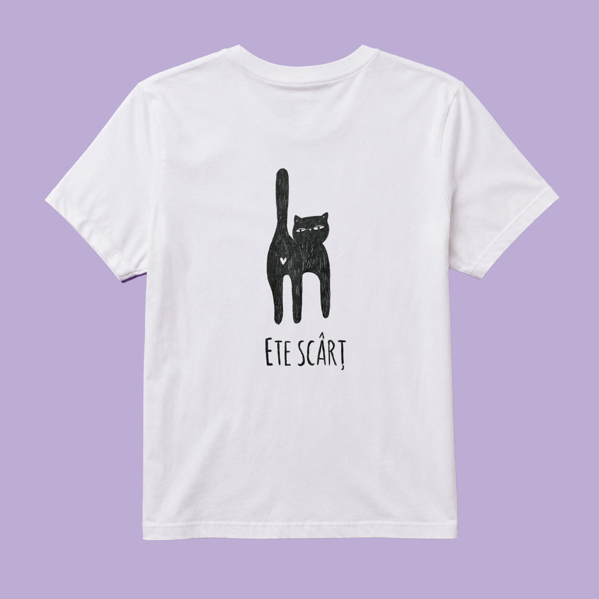 Tricou - Ete scârț - Print Spate
