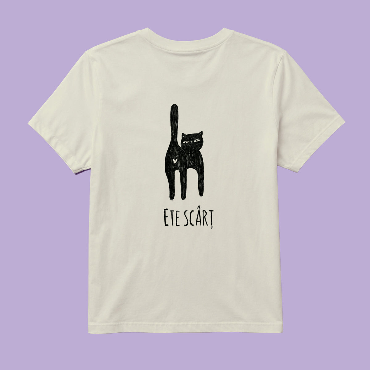 Tricou - Ete scârț - Print Spate