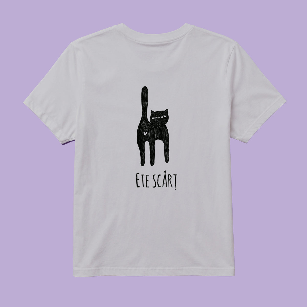 Tricou - Ete scârț - Print Spate